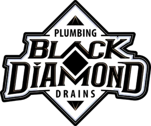 The main logo for Black Diamond Plumbing and Drains